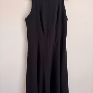 Banana Republic Black Halter Sheath Midi Dress